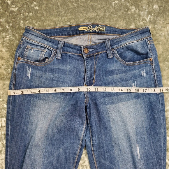 Old Navy Rockstar Distressed Jeans - Picture 4 of 8